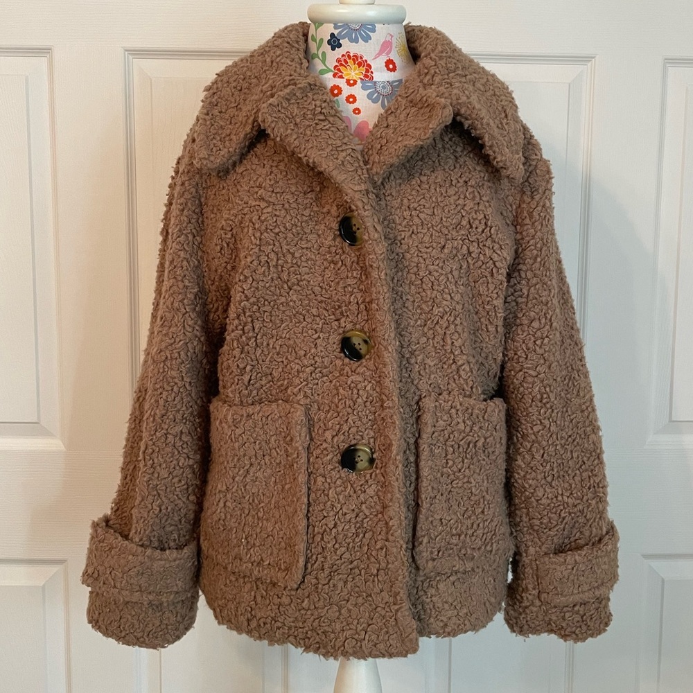 Free People Teddy Sherpa Jacket